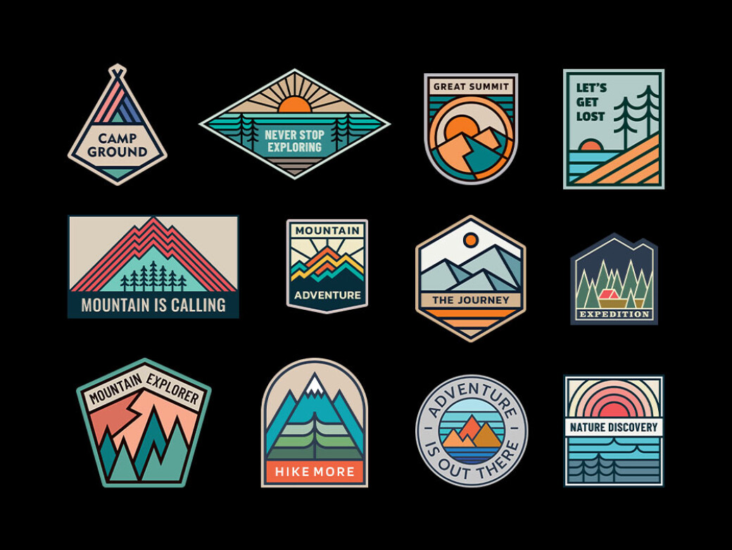 Adventure: Vector Badges Pack