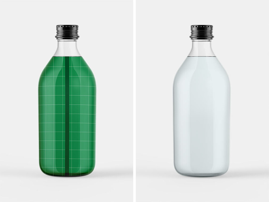 Free Download Tonic Bottle Mockup