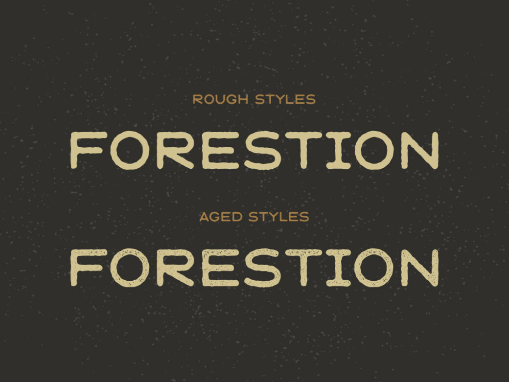Forestion Display Font