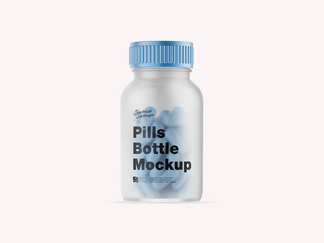 Download Free Pills Bottle Mockup