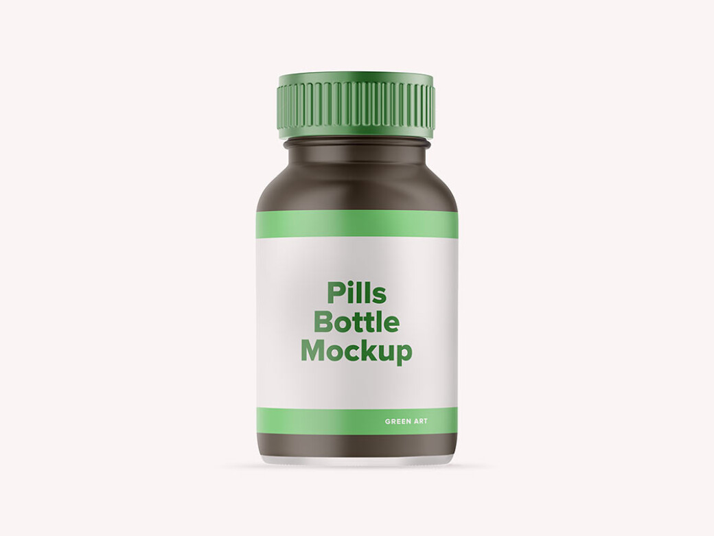 Pills Bottle Mockup