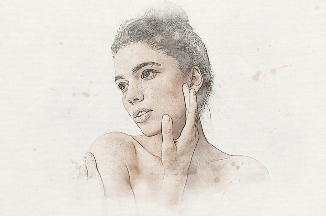 Vintage Watercolor Photoshop Effect