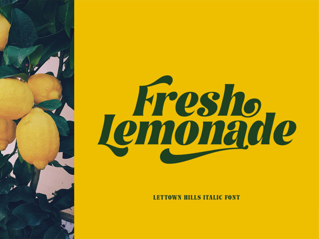 Lettown Hills Display Font