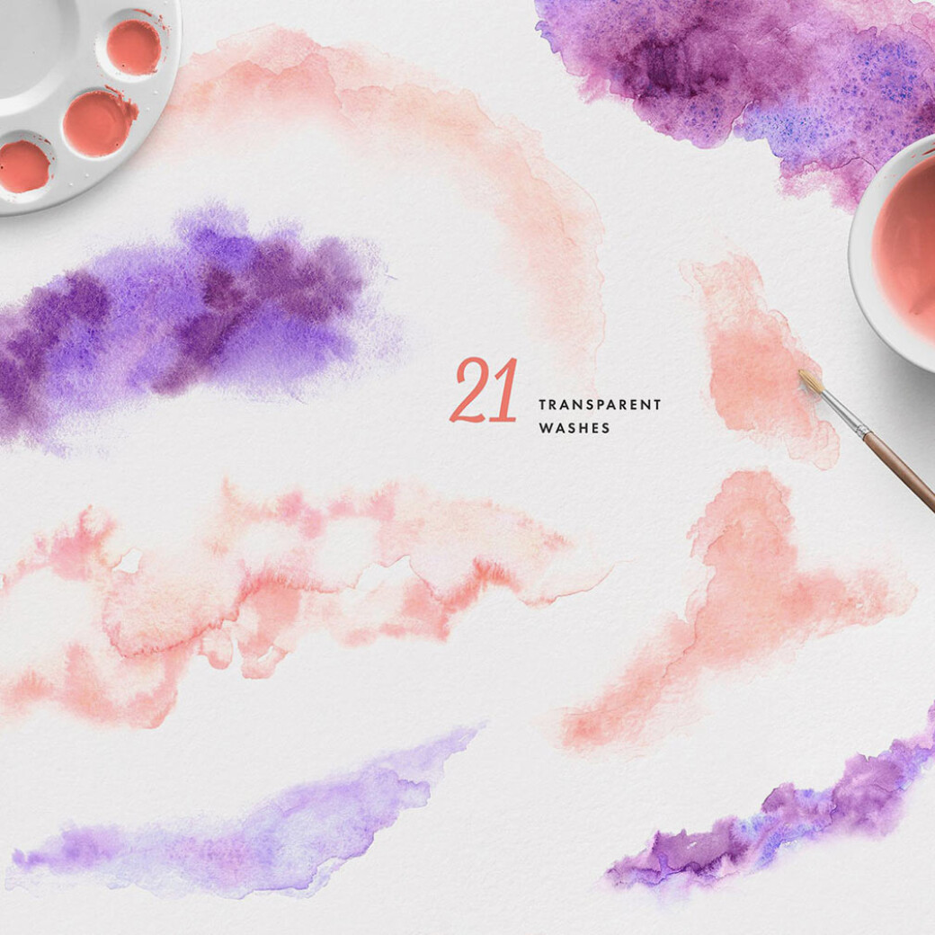 Watercolor Texture Washes