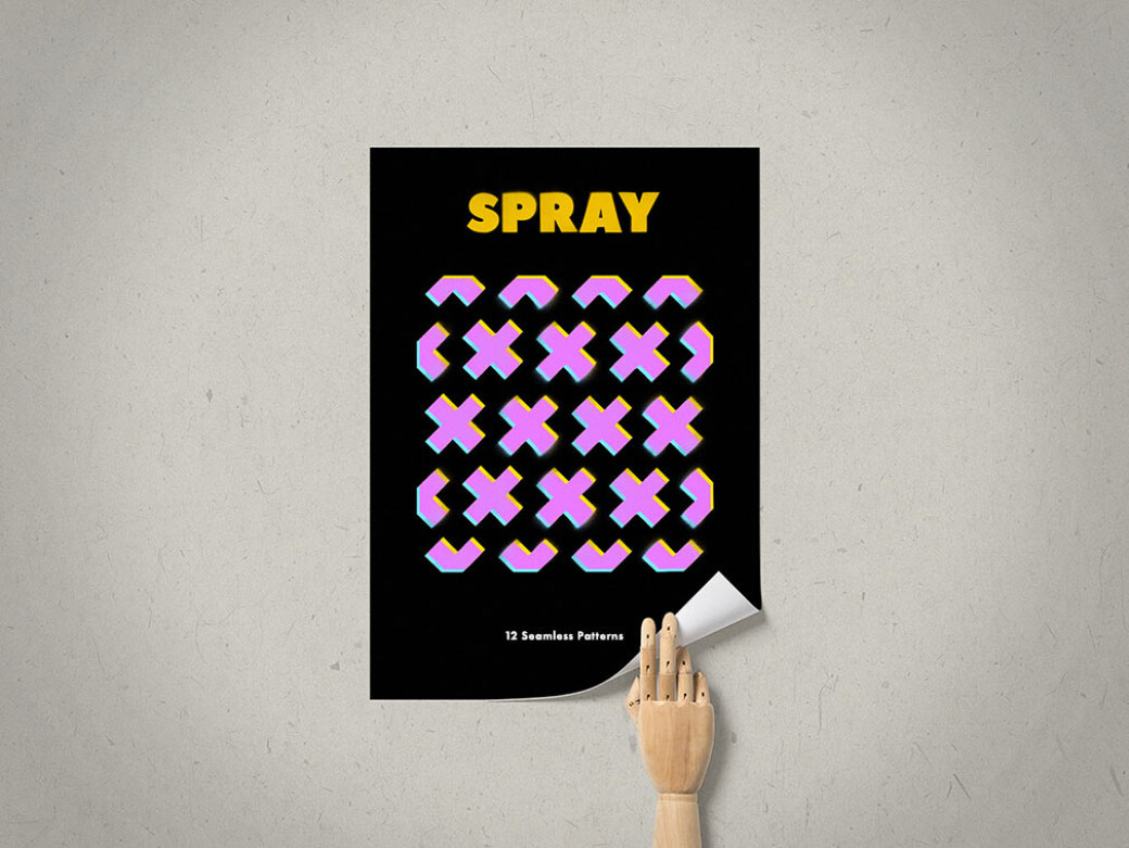 Spray Seamless Patterns