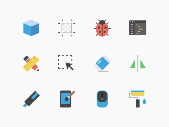 Graphic Design Icons Set