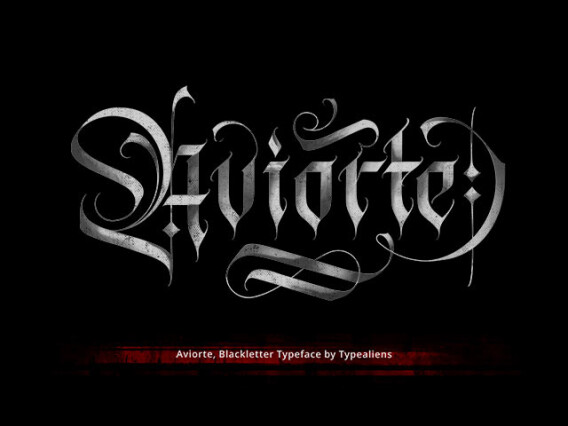 Aviorte Blackletter Font