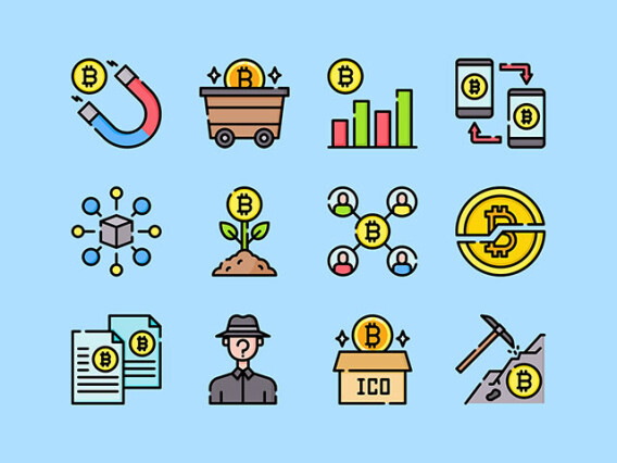 Blockchain Vector Icons