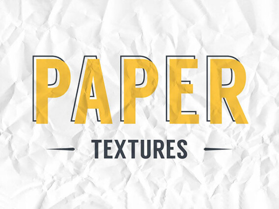 Crumpled Paper Textures Set