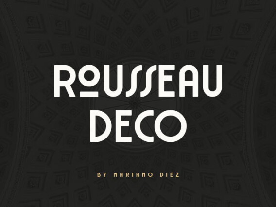 Rousseau Art Deco Font