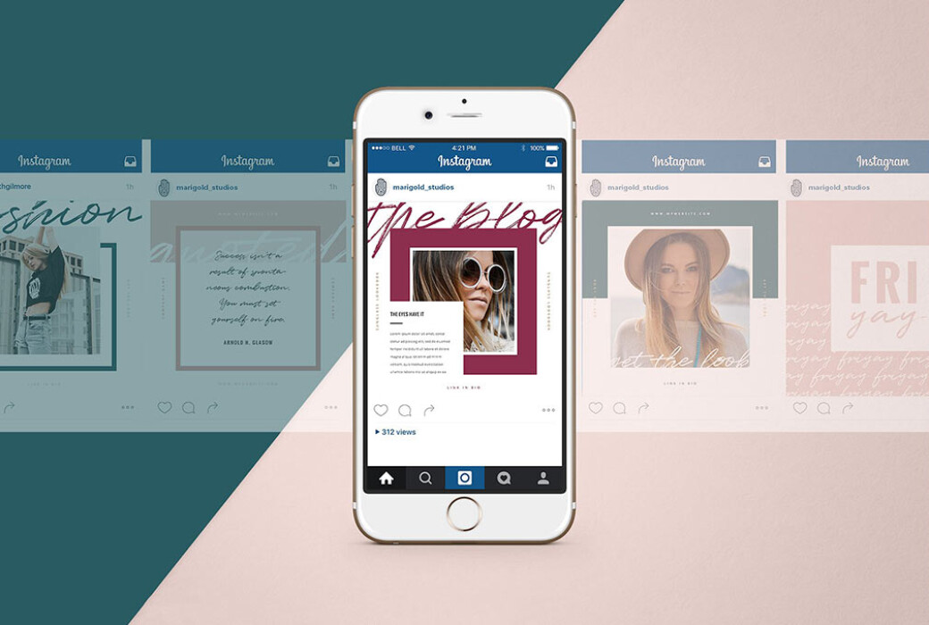 Brooklyn Fashion Social Media Templates For Instagram