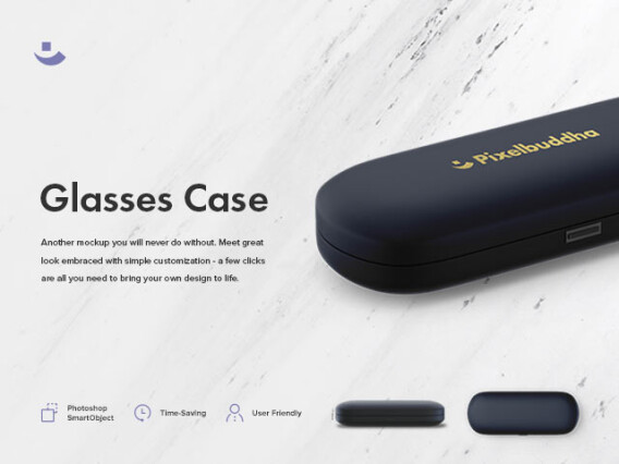 Glasses Case Mockup Set