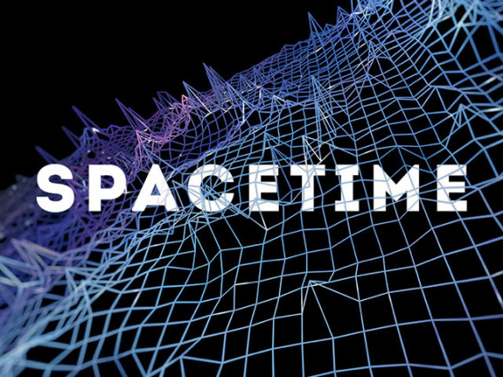 Spacetime Abstract Wireframe Backgrounds