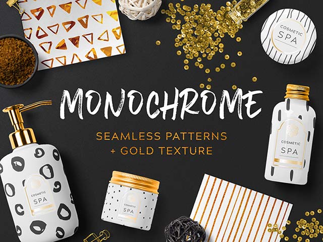 Free Minimalistic Monochrome Patterns