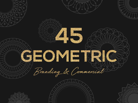 45 Geometric Vector Shapes