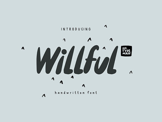 Willful Handwritten Brush Font
