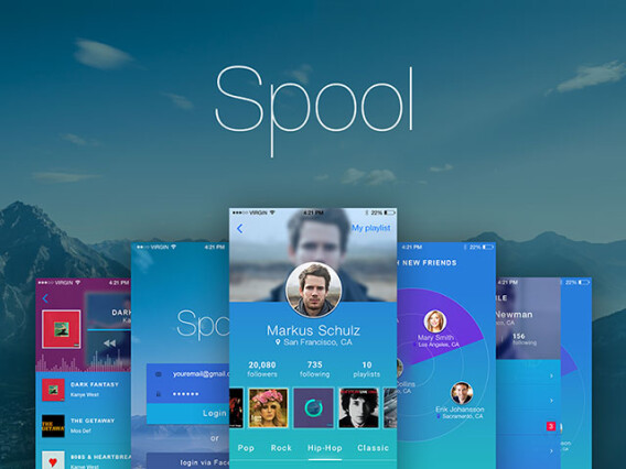 Spool: 6 Mobile UI Templates