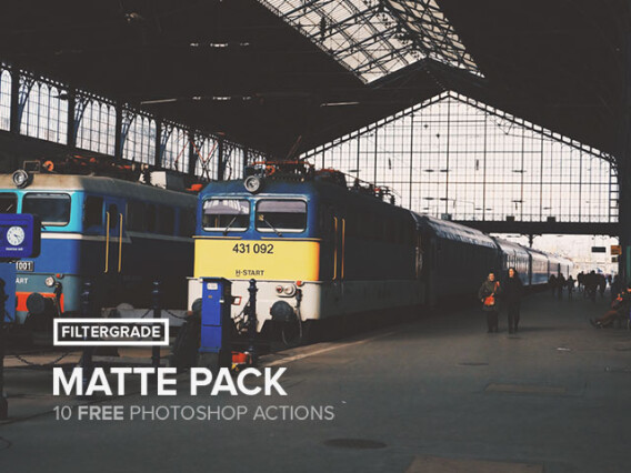 Matte Photoshop Actions Pack