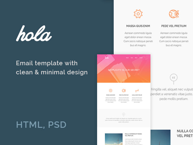 Hola newsletter HTML templates — free email digest