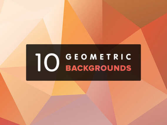 10 Geometric Backgrounds