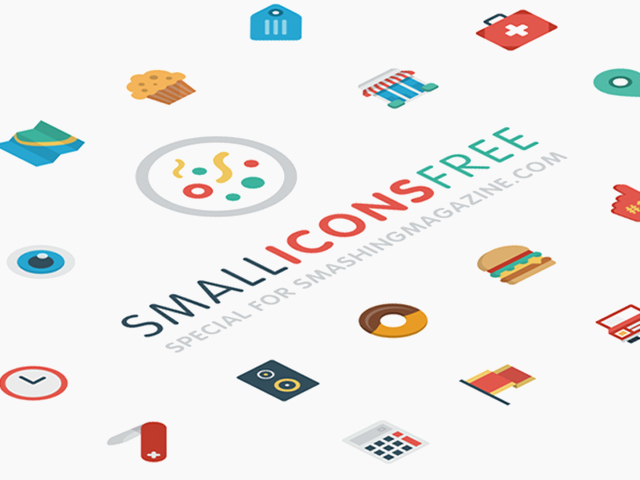 Smallicons flat icons — colorful free vector set in SVG, AI, EPS