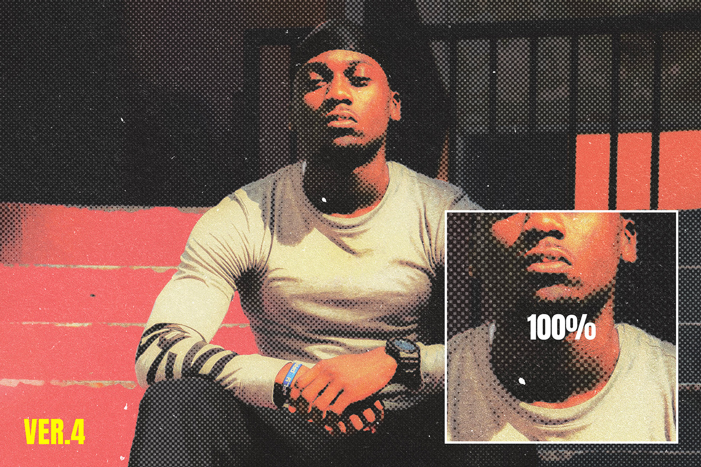 Retro Magazine Halftone Actions