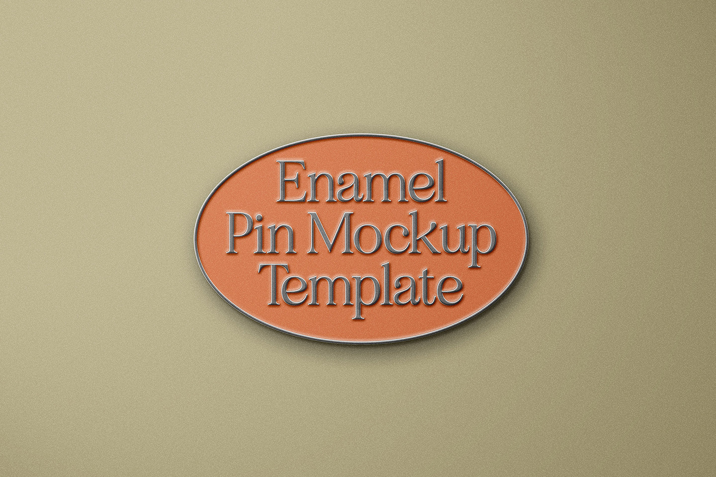 Enamel Pin Mockup