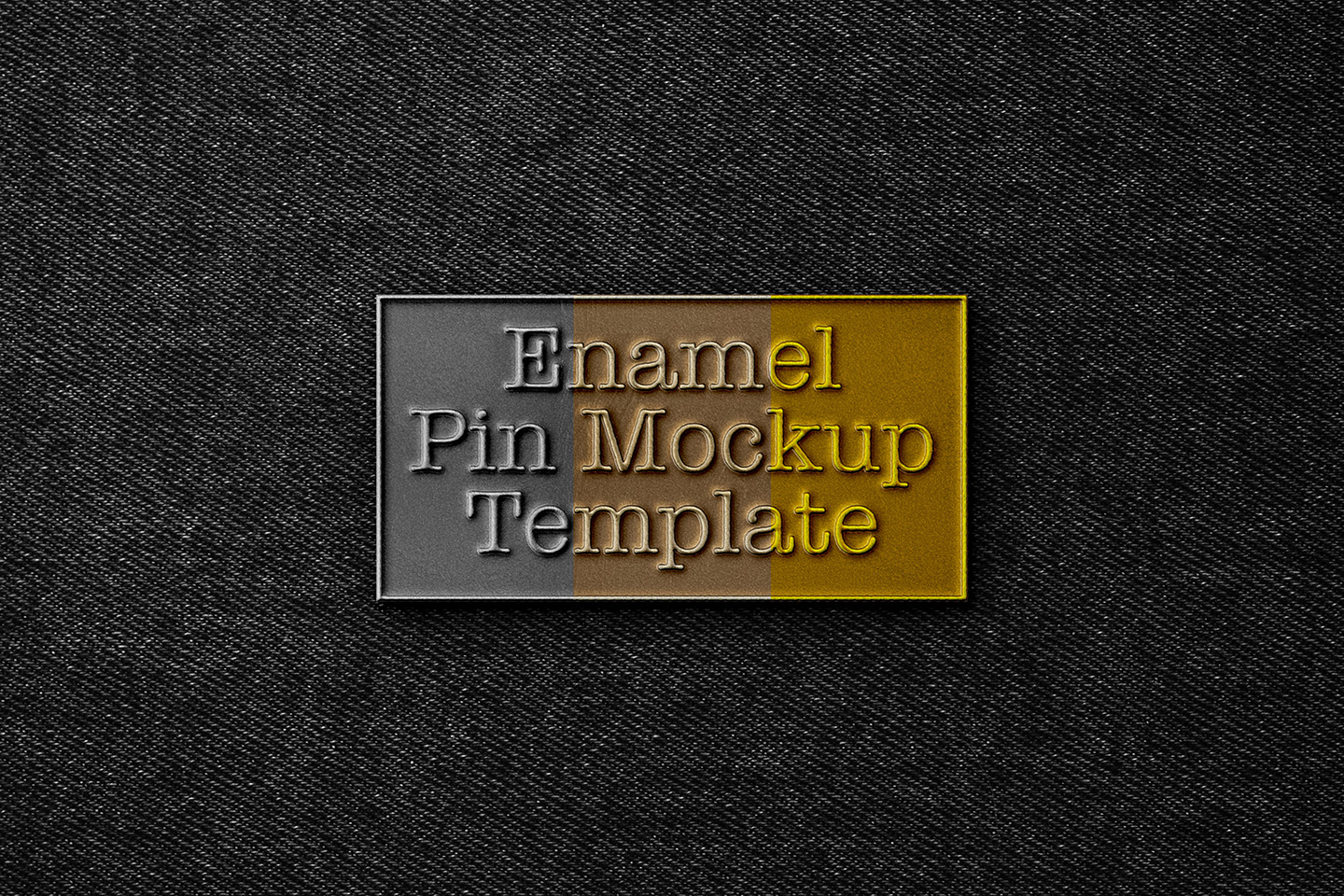 Enamel Pin Mockup