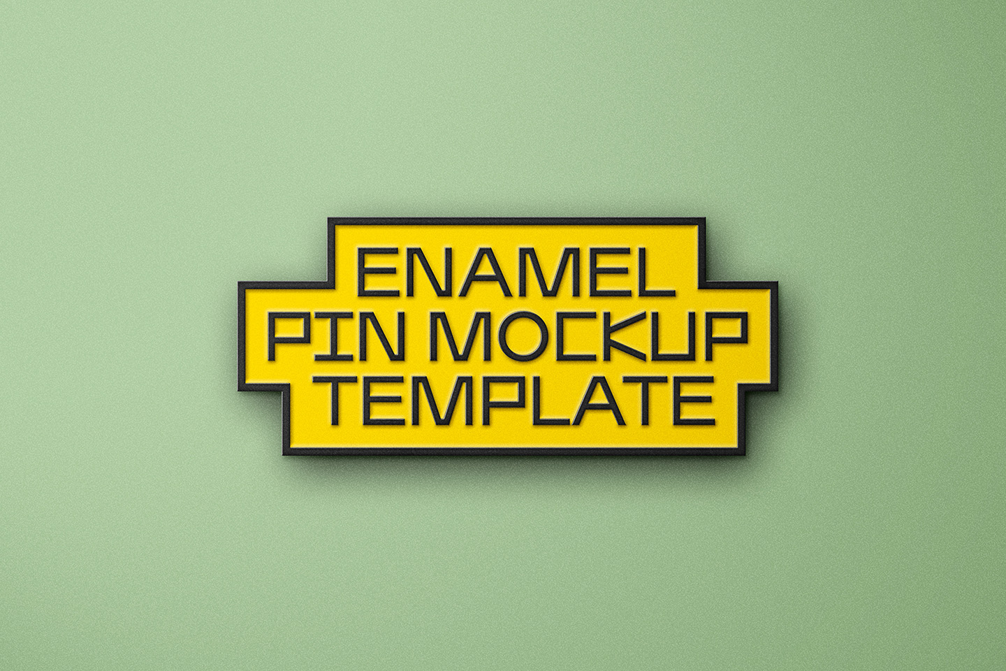 Enamel Pin Mockup