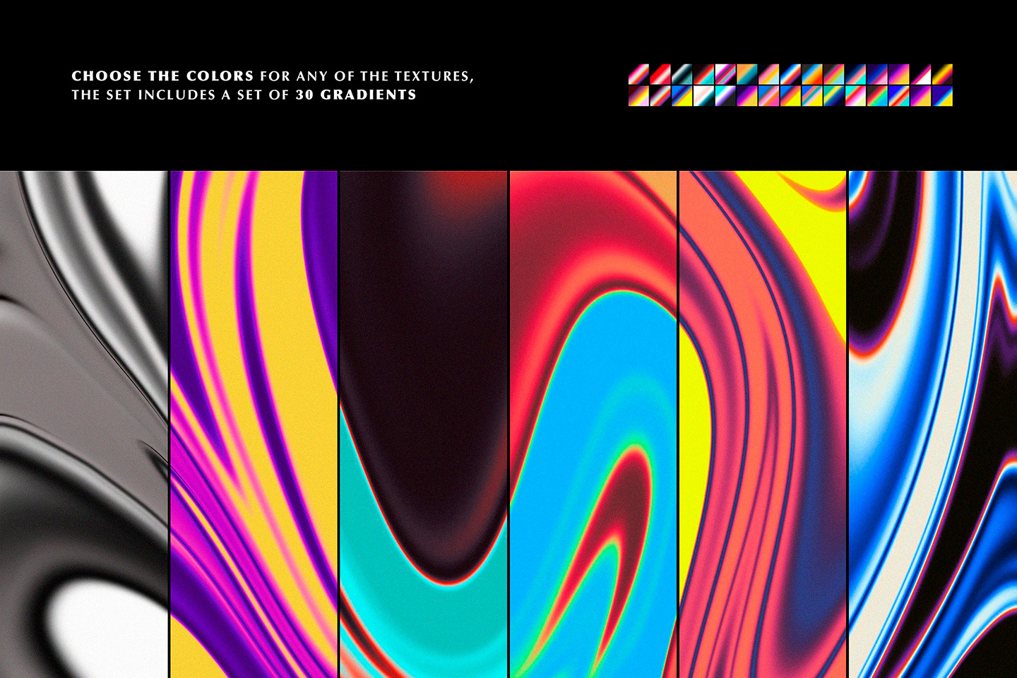 Fluid Gradient: Background Textures Bundle