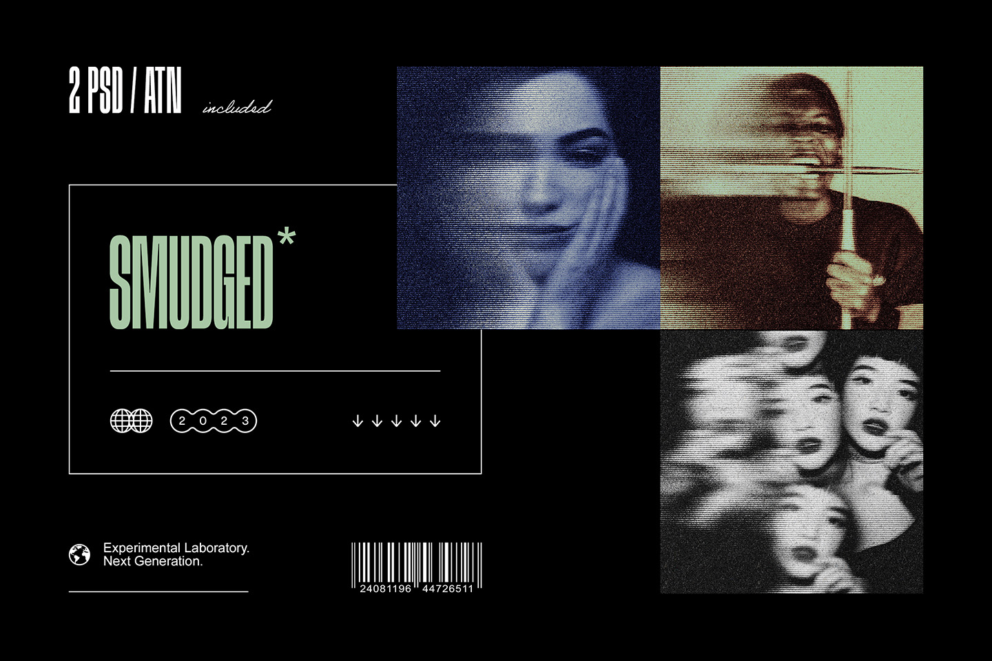 Smudged Gloomy Photoshop Kit