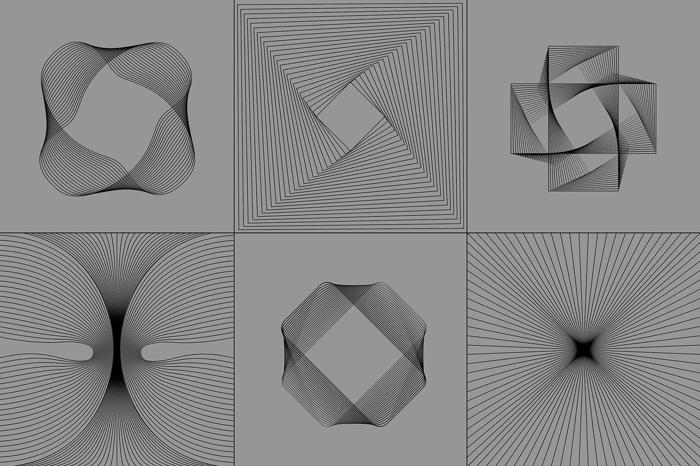 Abstract Twirls Elements Pack