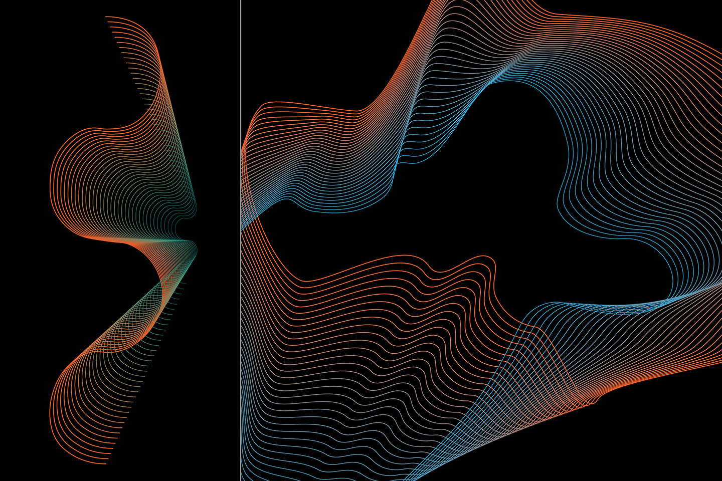 Abstract Twirls Elements Pack