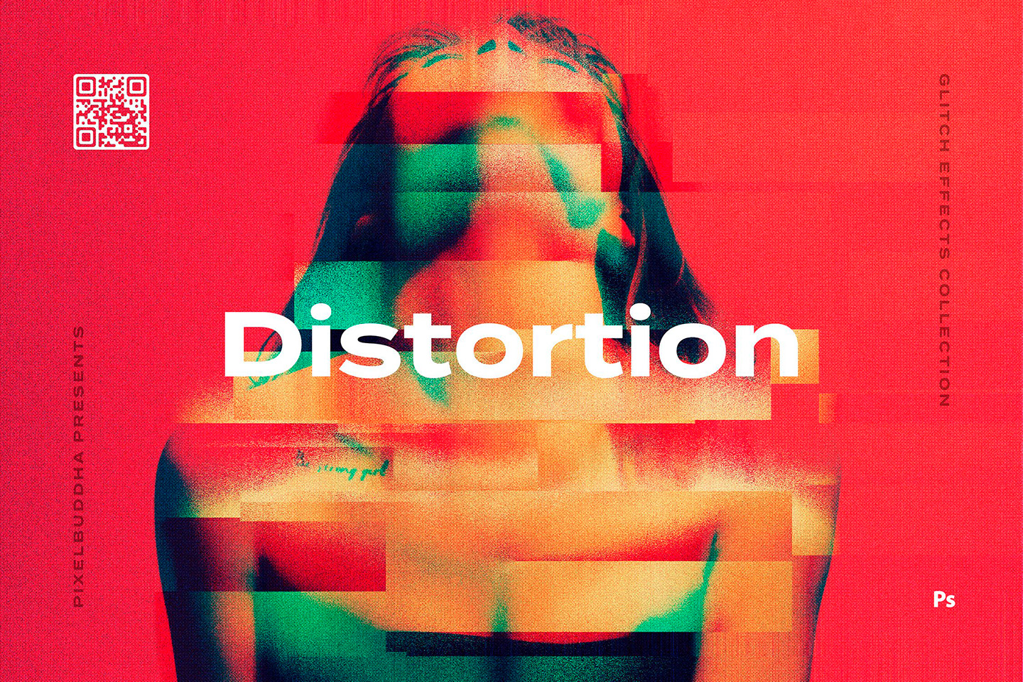 Glitch & Distortion Effects Bundle by Pixelbuddha