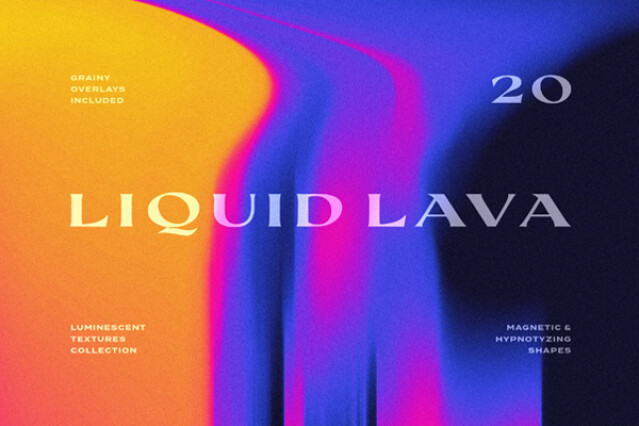 Liquid Lava Luminescent Textures by Pixelbuddha