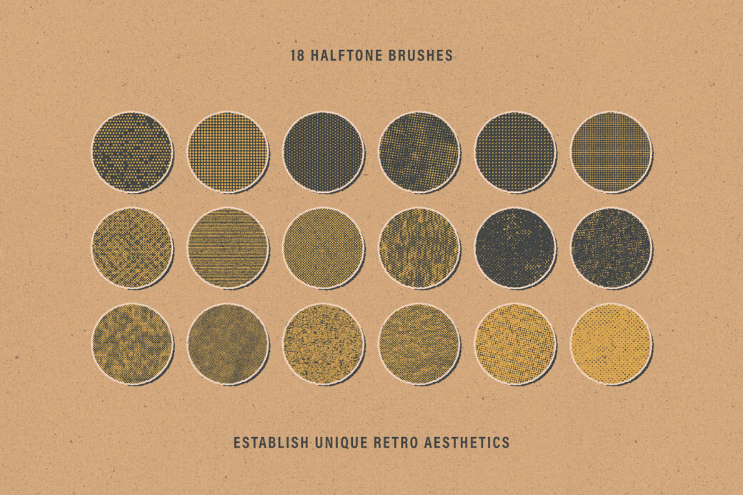 Printing Press Procreate Brushes by Pixelbuddha