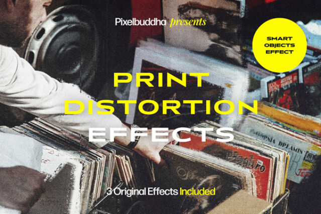 Print Distortion Effects by Pixelbuddha