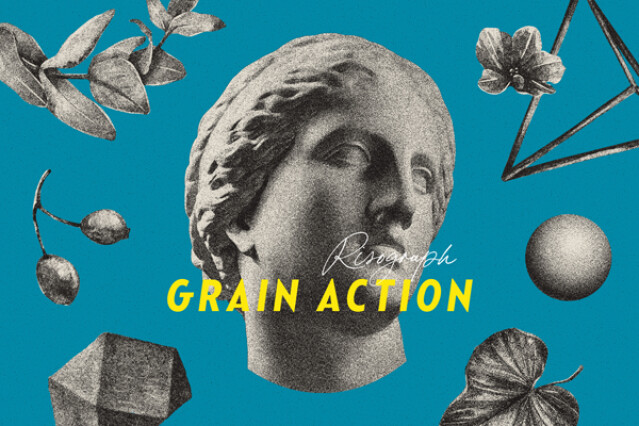Risograph Grain Photoshop Action by Pixelbuddha
