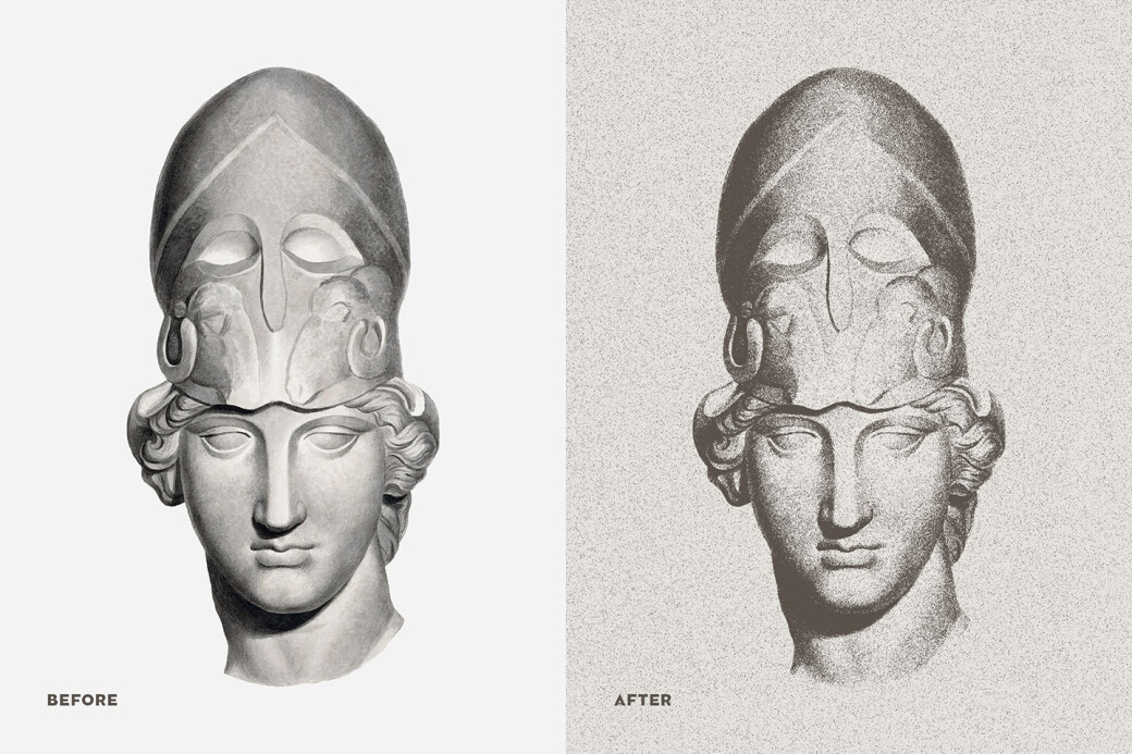 Risograph Grain Photoshop Action by Pixelbuddha