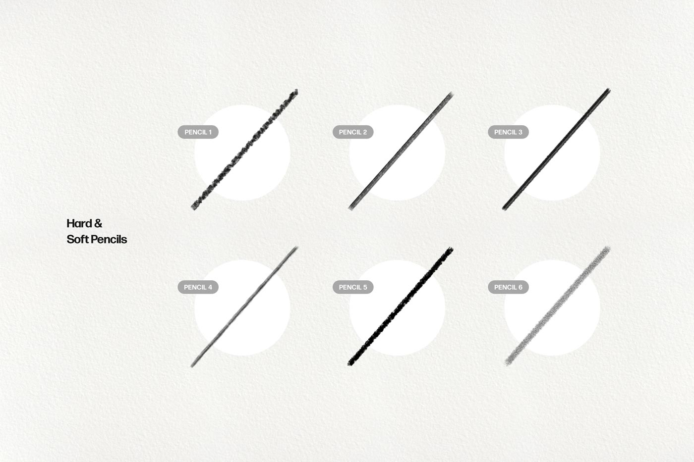 Basic Pencil Photoshop Brushes