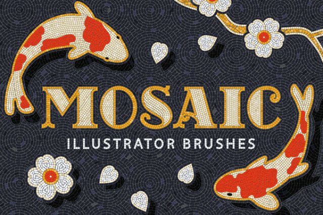 Mosaic Tile Illustrator Brushes