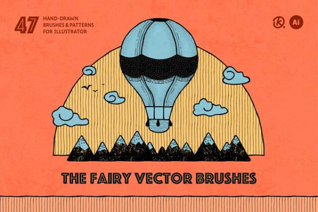 The Fairy Vector Illustrator Brushes
