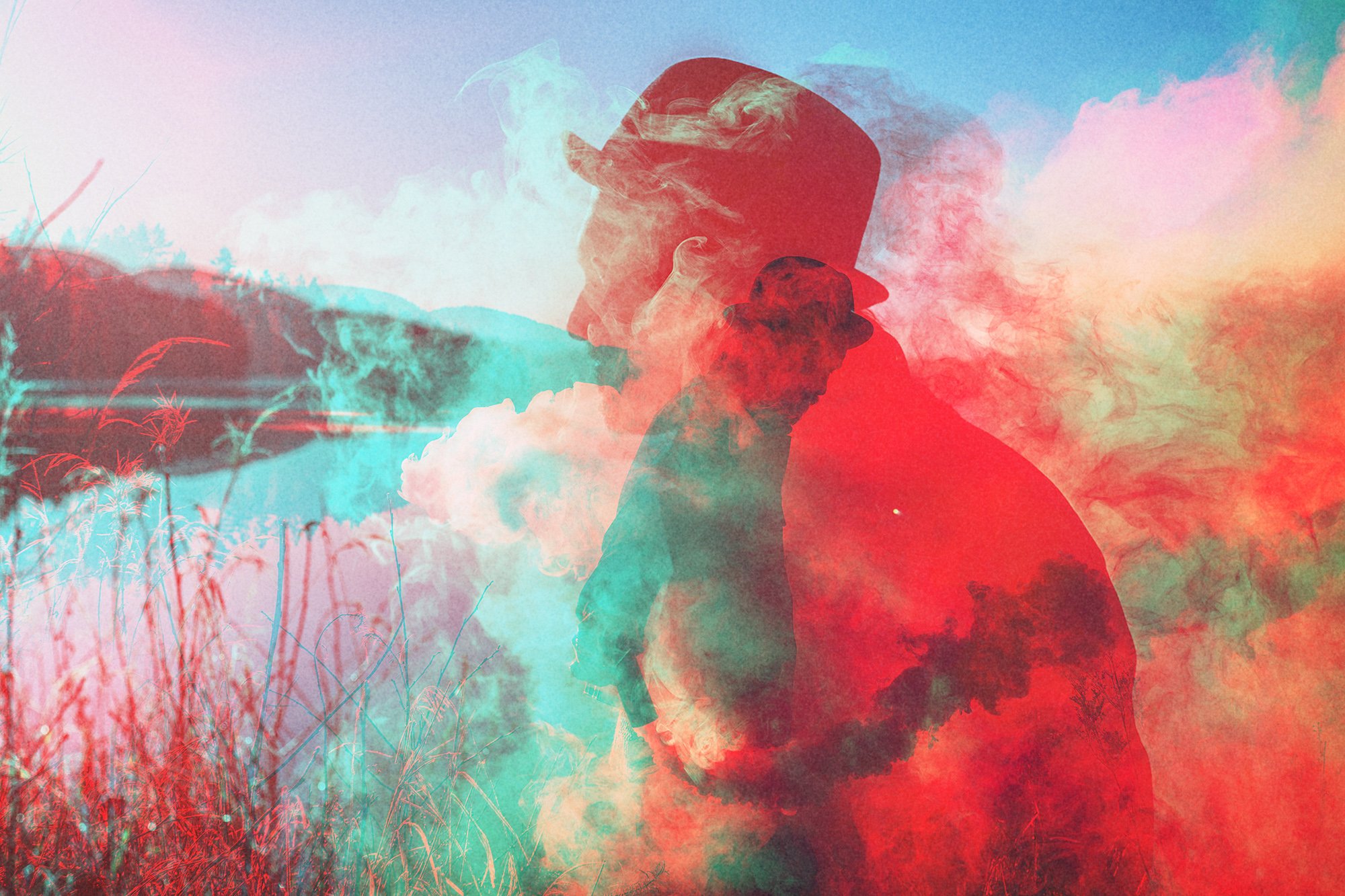 Double Color Exposure Effect - Pixelbuddha