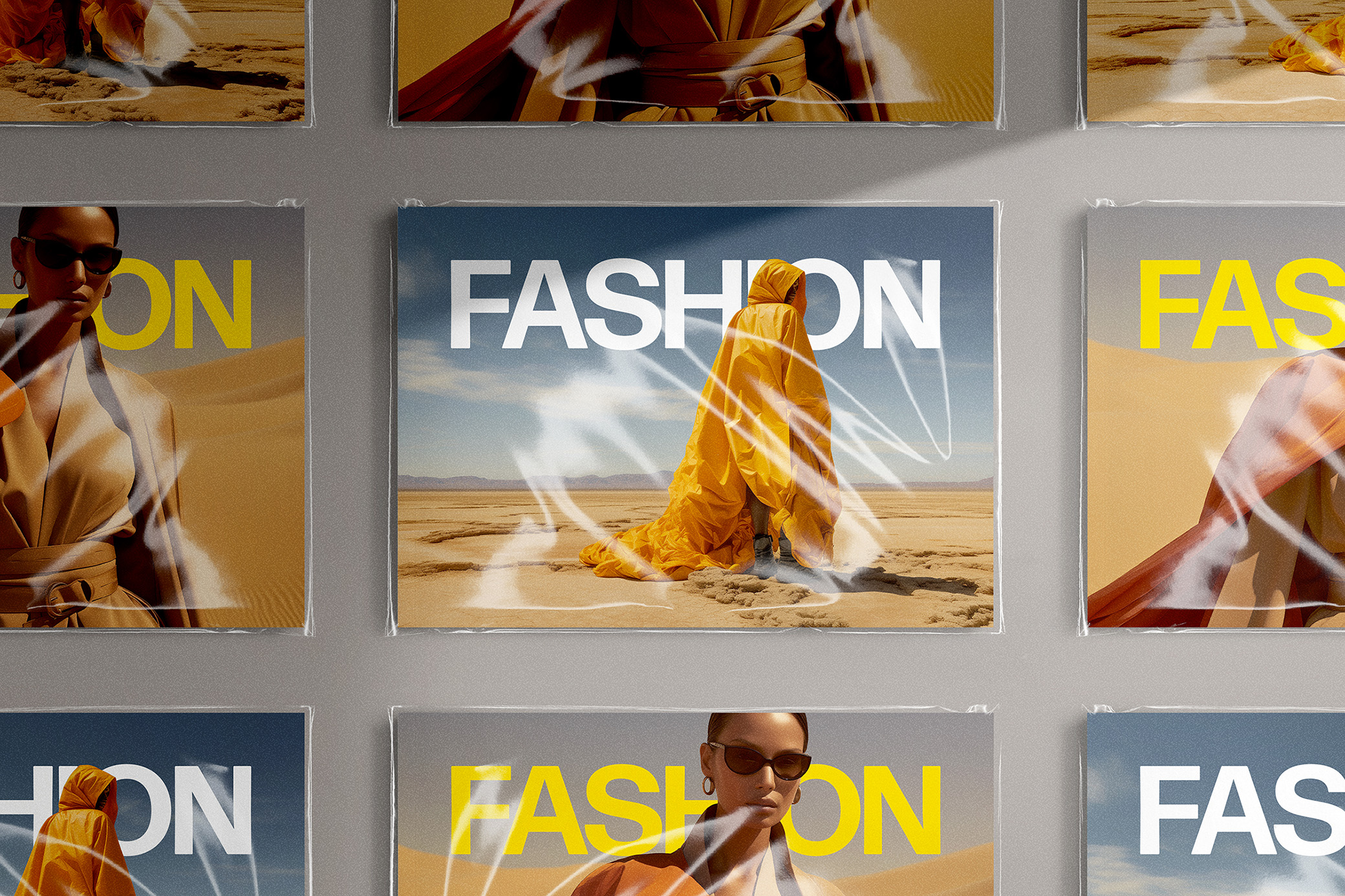 A4 & US Paper Landscape Magazine Mockups