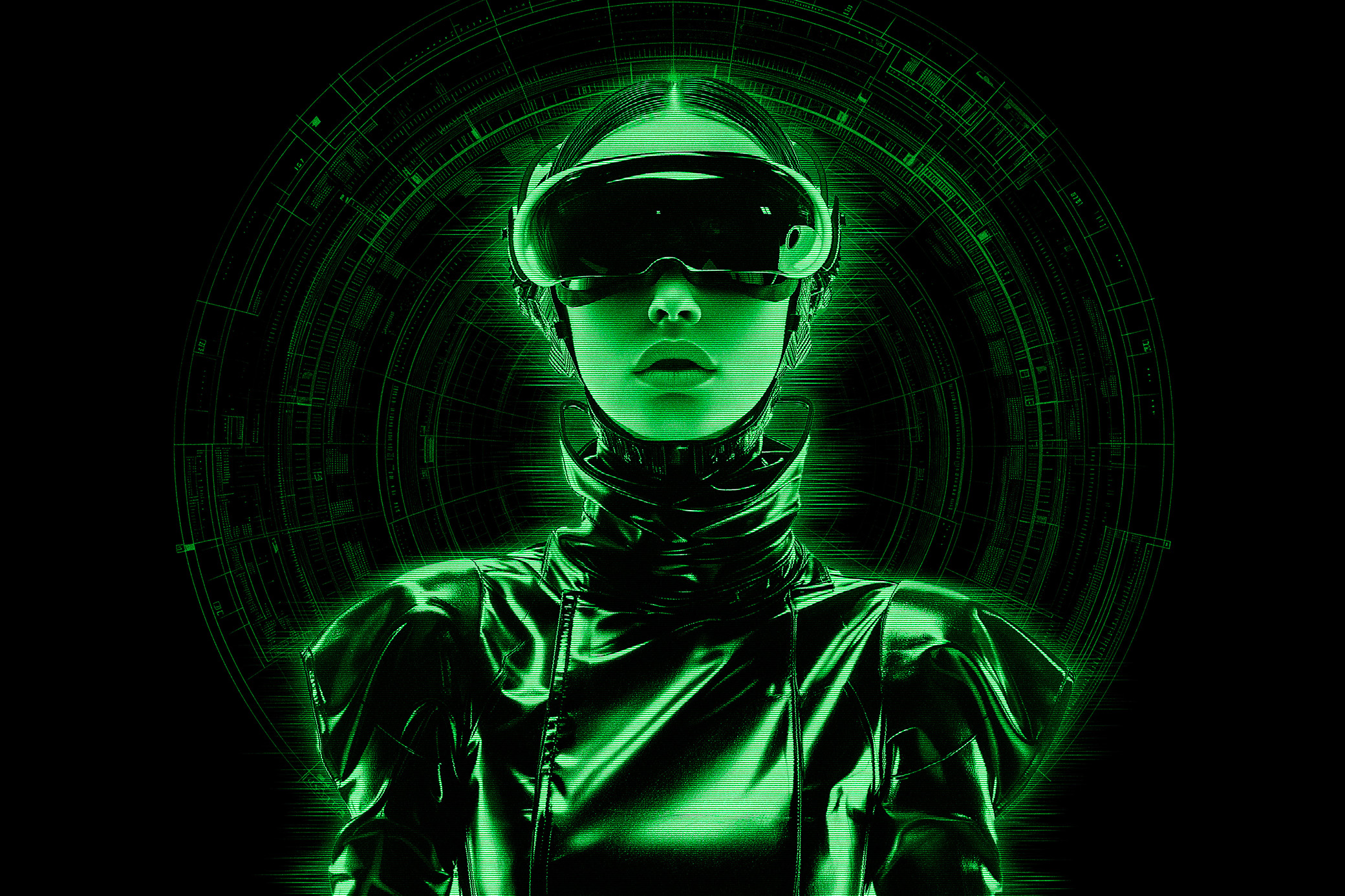 HUD Hologram Photo Effect