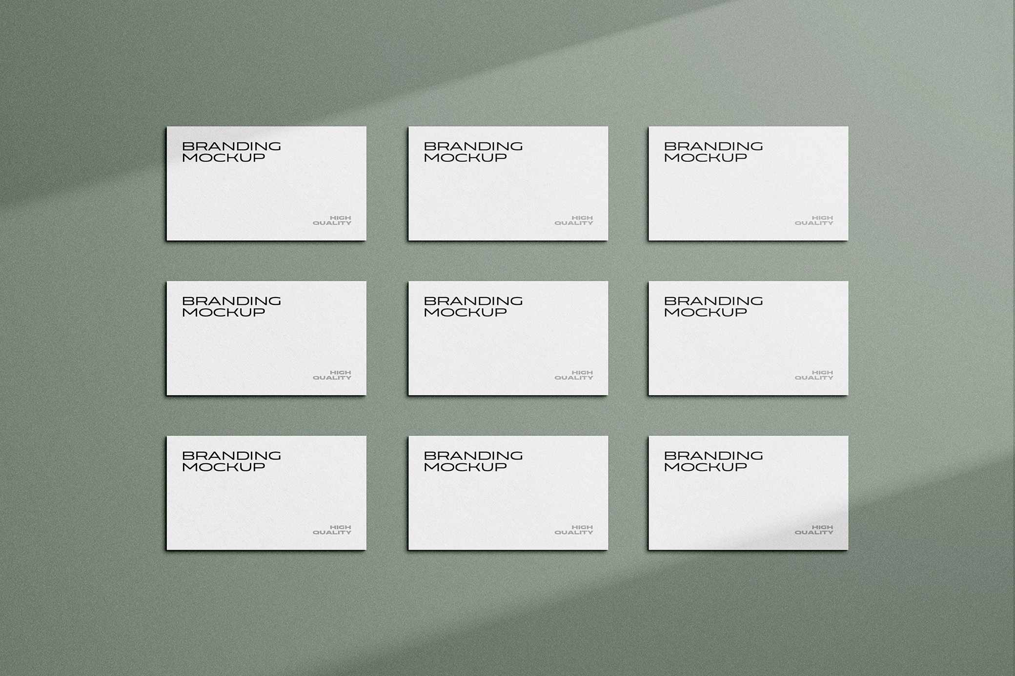 Branding Letterhead and Business Cards Mockups