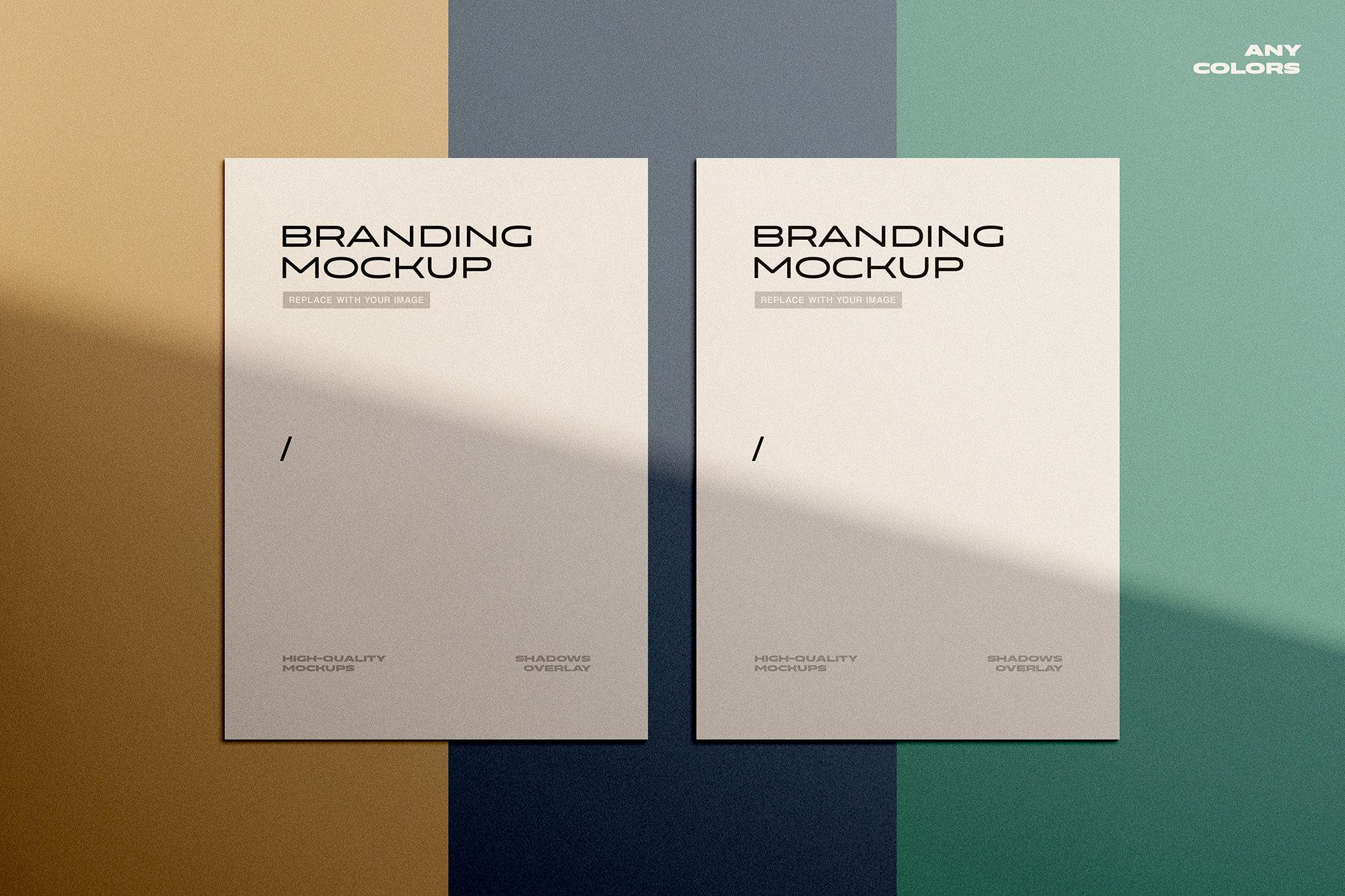 Branding Letterhead and Business Cards Mockups