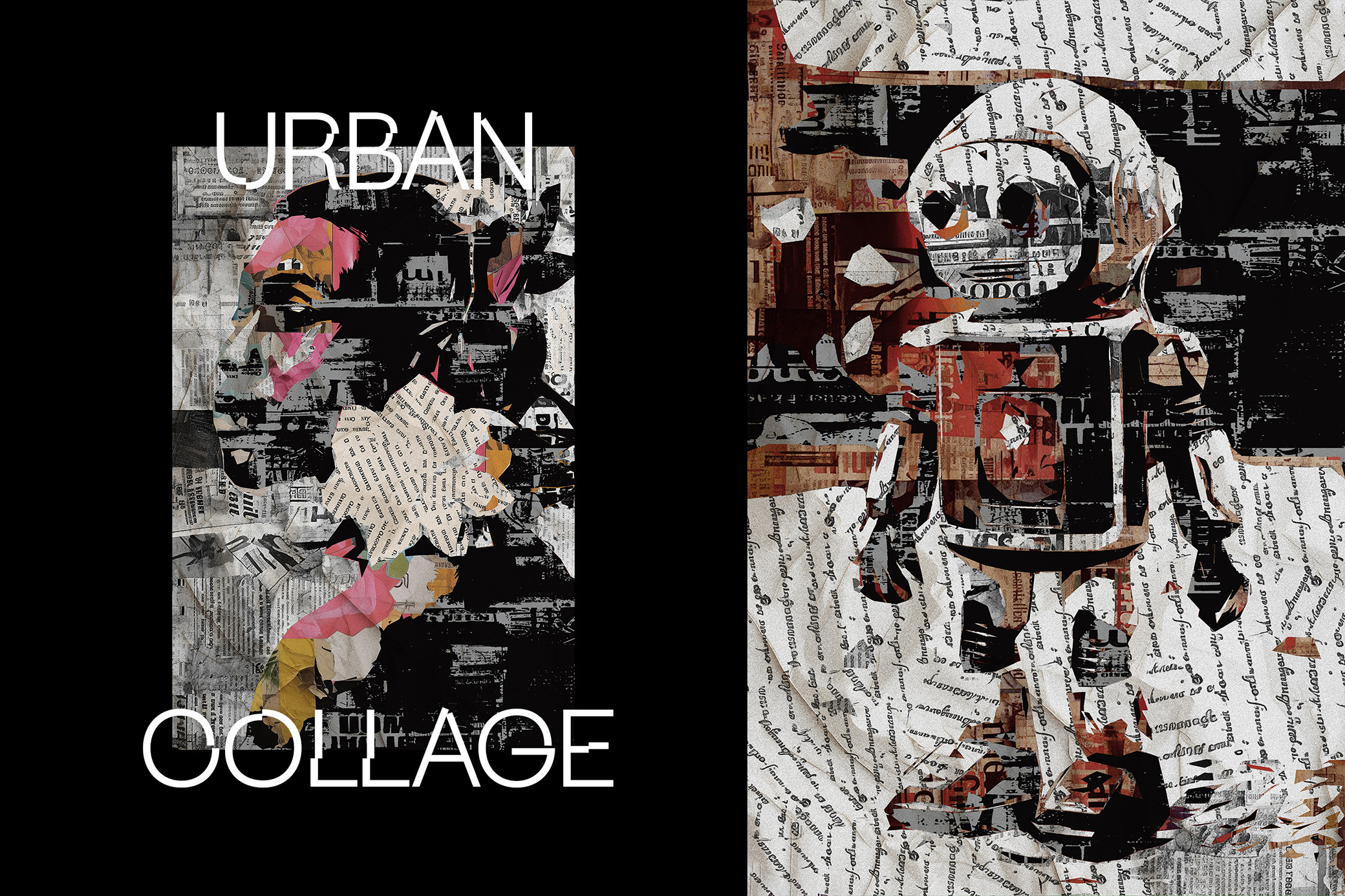 Urban Wall Photo Collage Creator