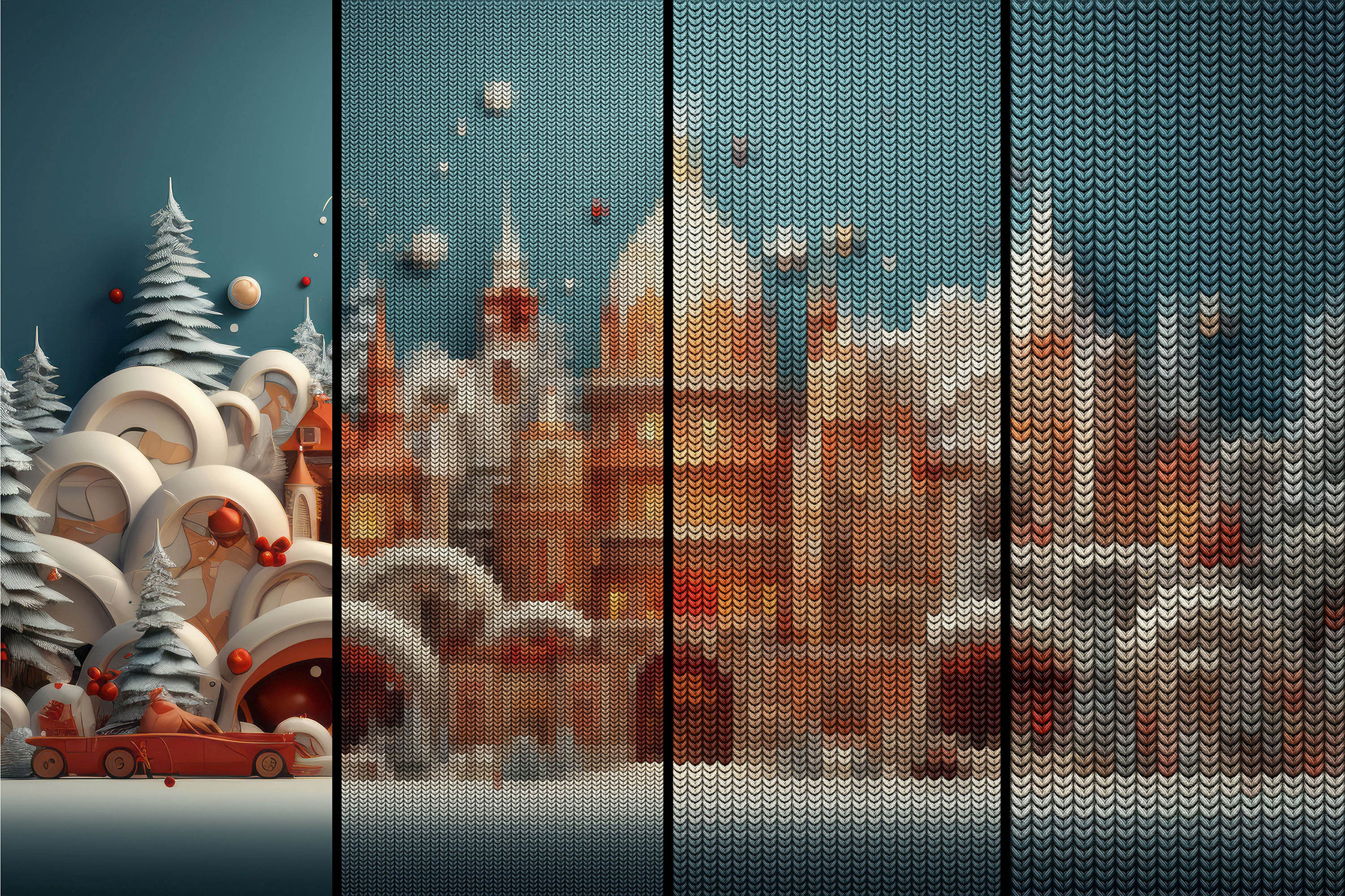 Christmas Sweater Effect