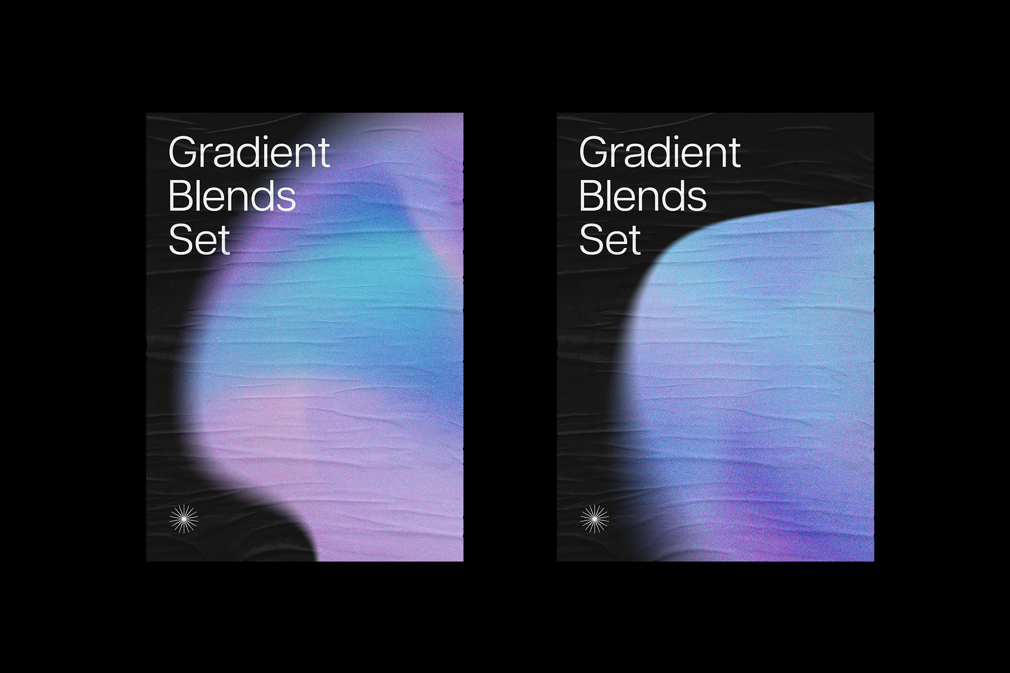 Chroma Gradient Texture Shapes
